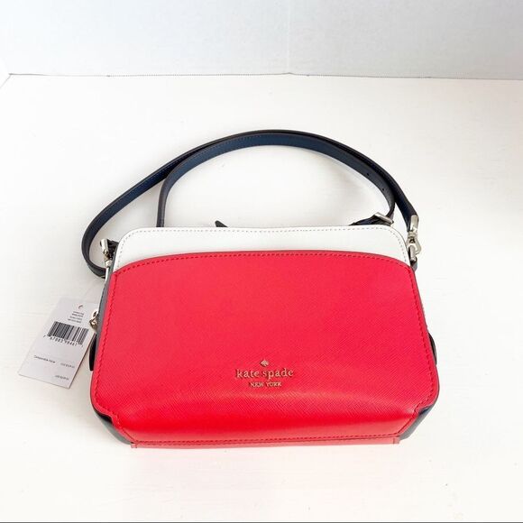 NEW - Kate Spade New York Lauryn Colorblock Camera Bag - Picture 2 of 11